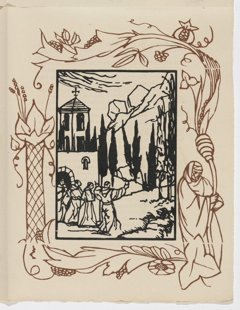 Plate (page 179) from Les Petites Fleurs de St. François (The Little Flowers of St. Francis)