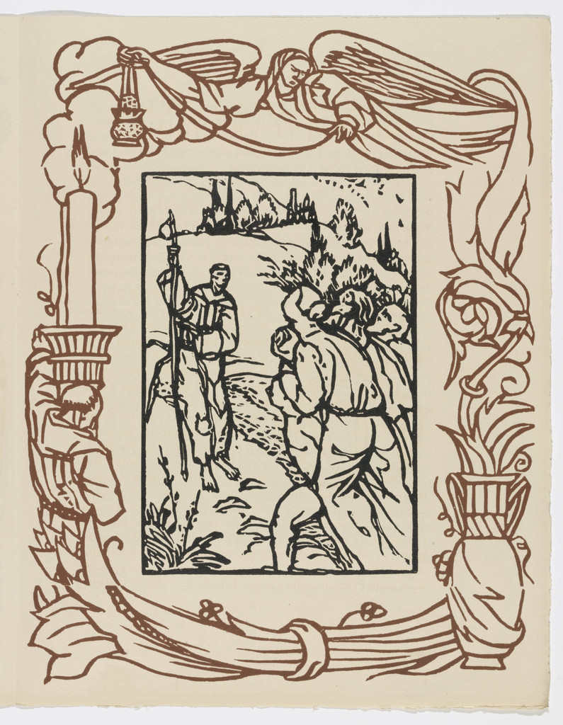 Plate (page 117) from Les Petites Fleurs de St. François (The Little Flowers of St. Francis)