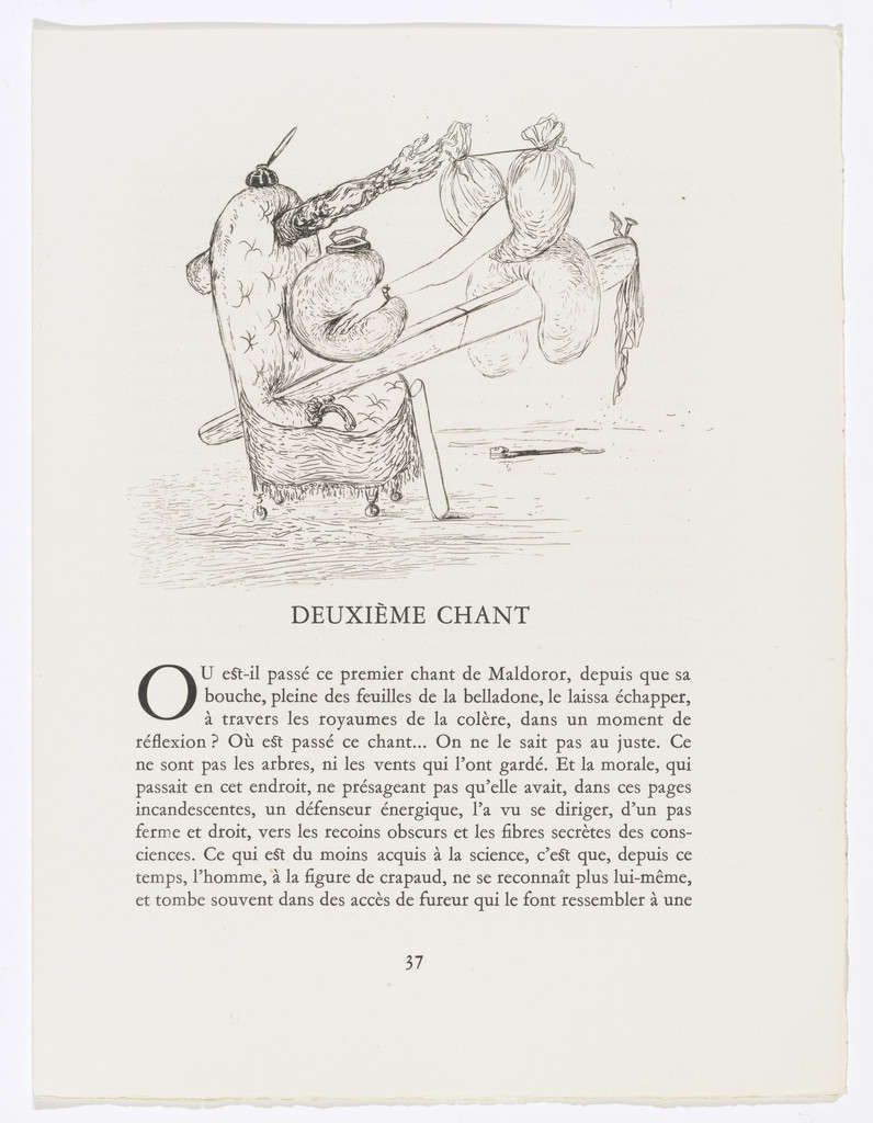 Headpiece (page 37) from Les Chants de Maldoror (The Songs of Maldoror)