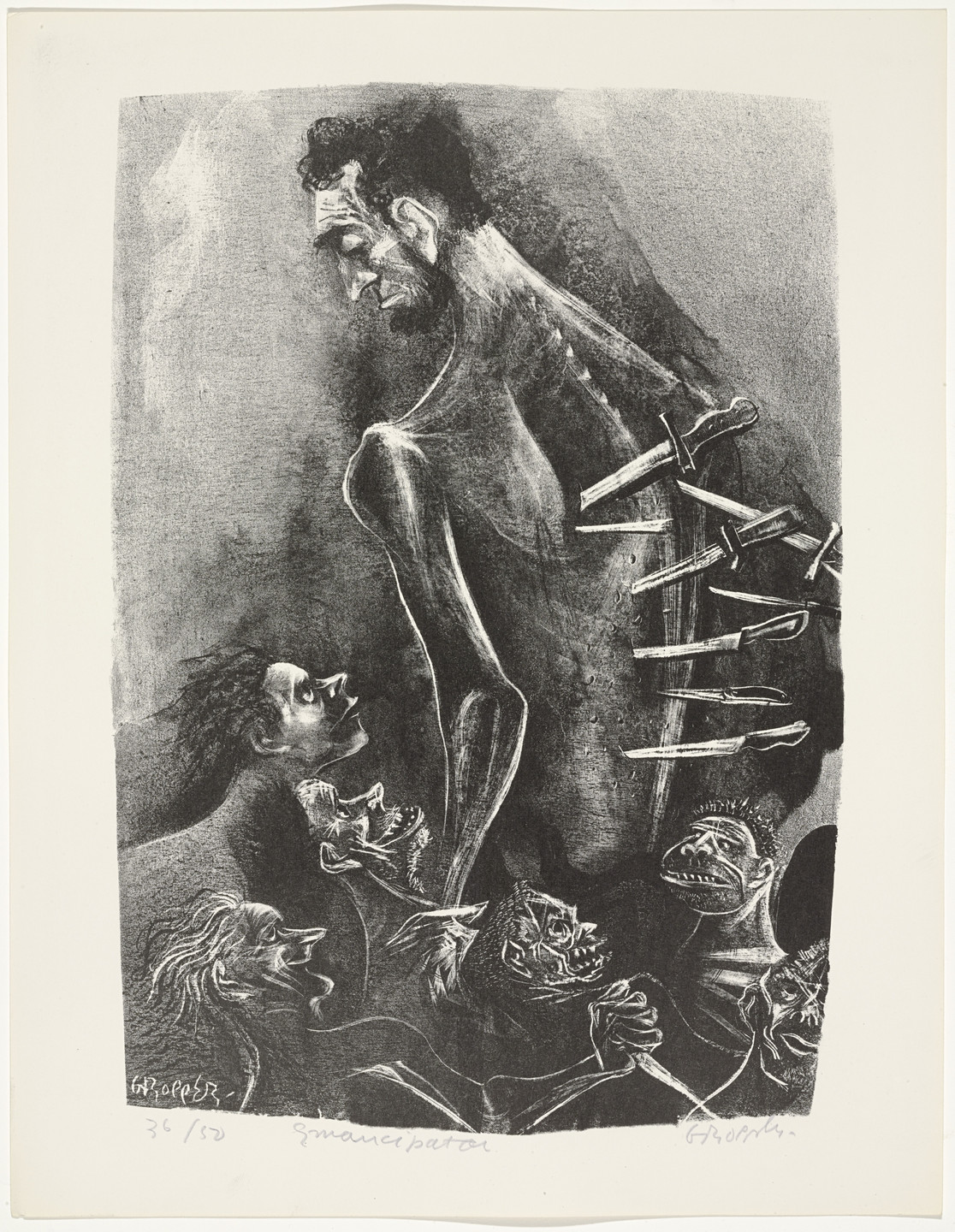 William Gropper. Emancipation from Capriccios. 1953–57