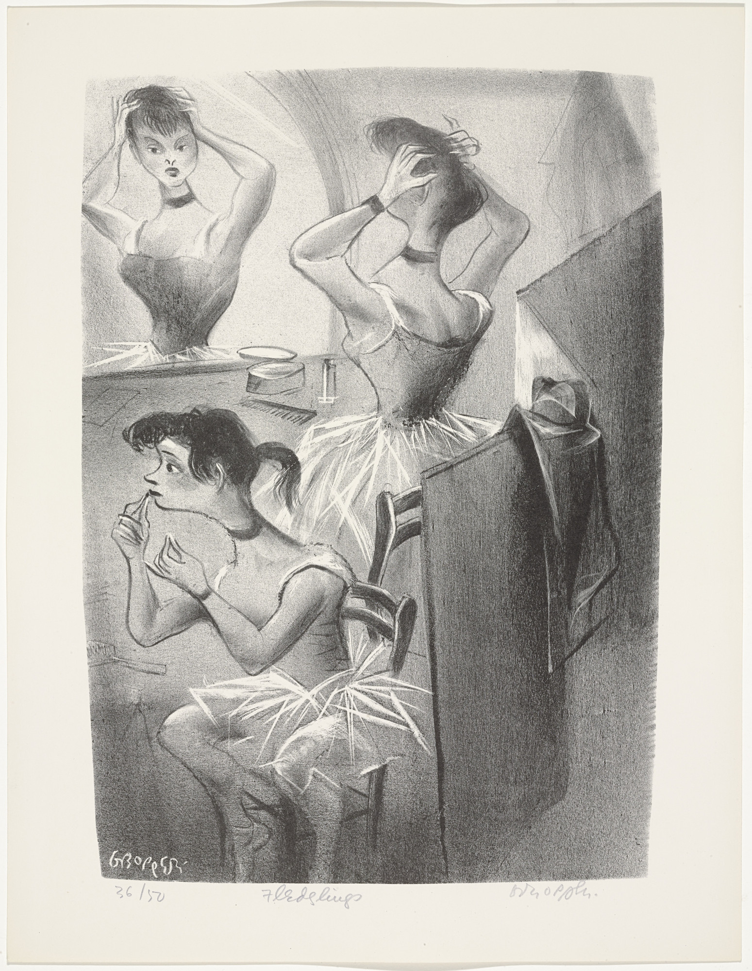 William Gropper. Fledglings from Capriccios