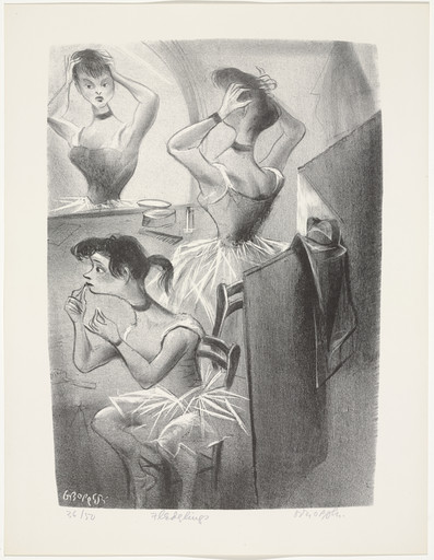 William Gropper. Fledglings from Capriccios. 1953–57