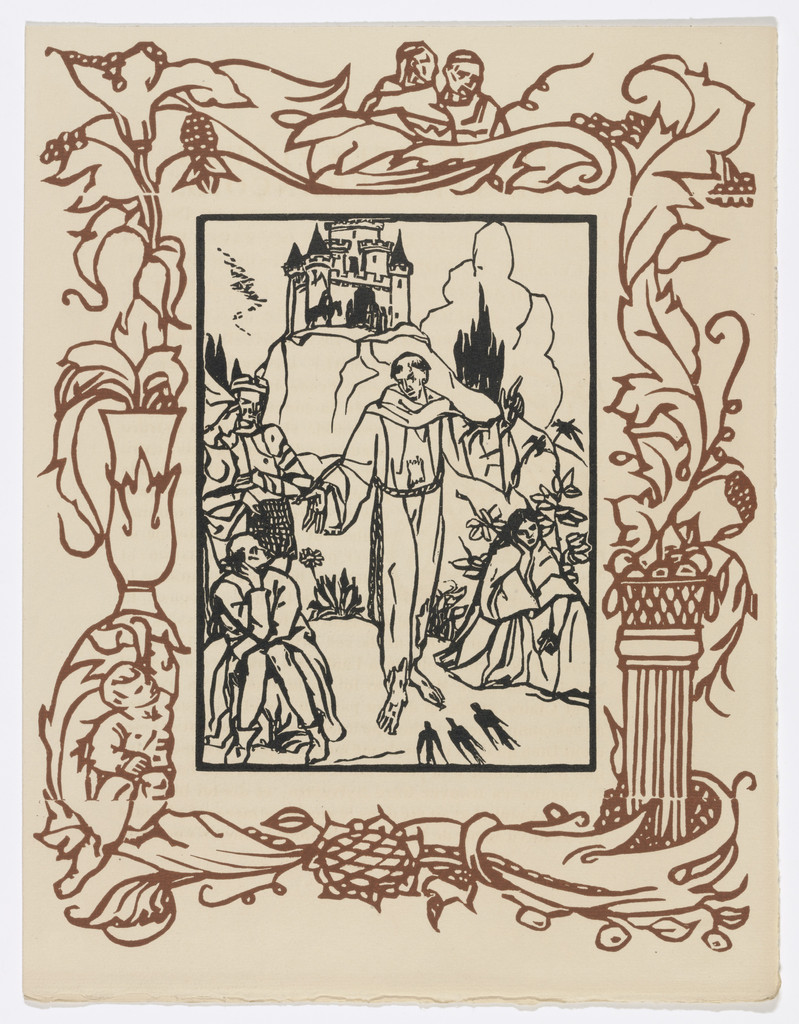 Plate (page 97) from Les Petites Fleurs de St. François (The Little Flowers of St. Francis)