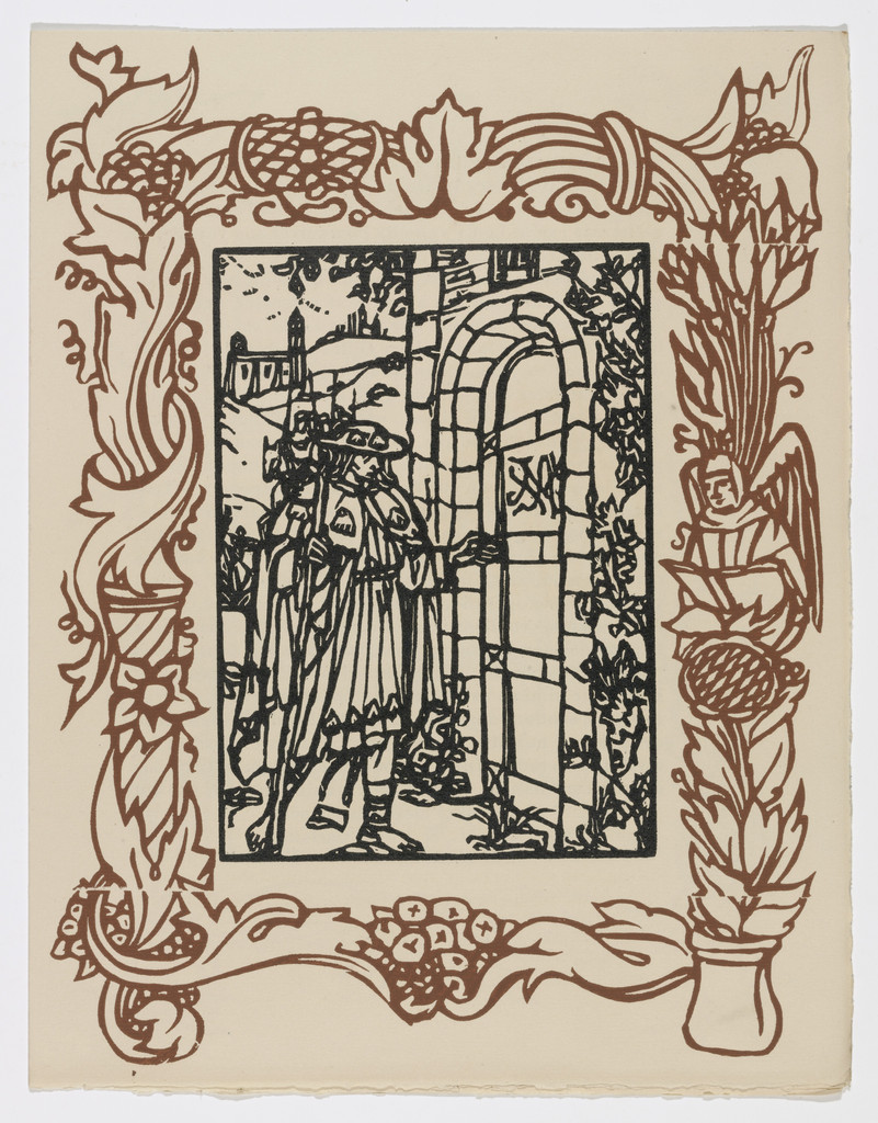 Plate (page 201) from Les Petites Fleurs de St. François (The Little Flowers of St. Francis)