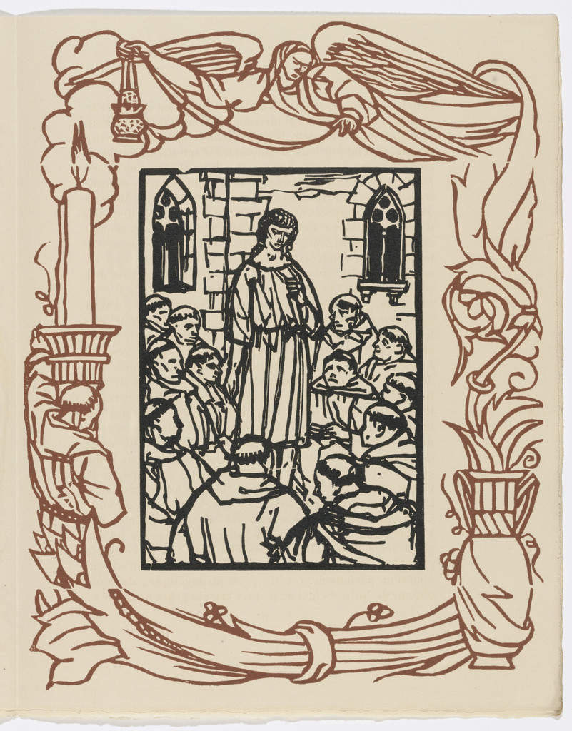 Plate (page 85) from Les Petites Fleurs de St. François (The Little Flowers of St. Francis)