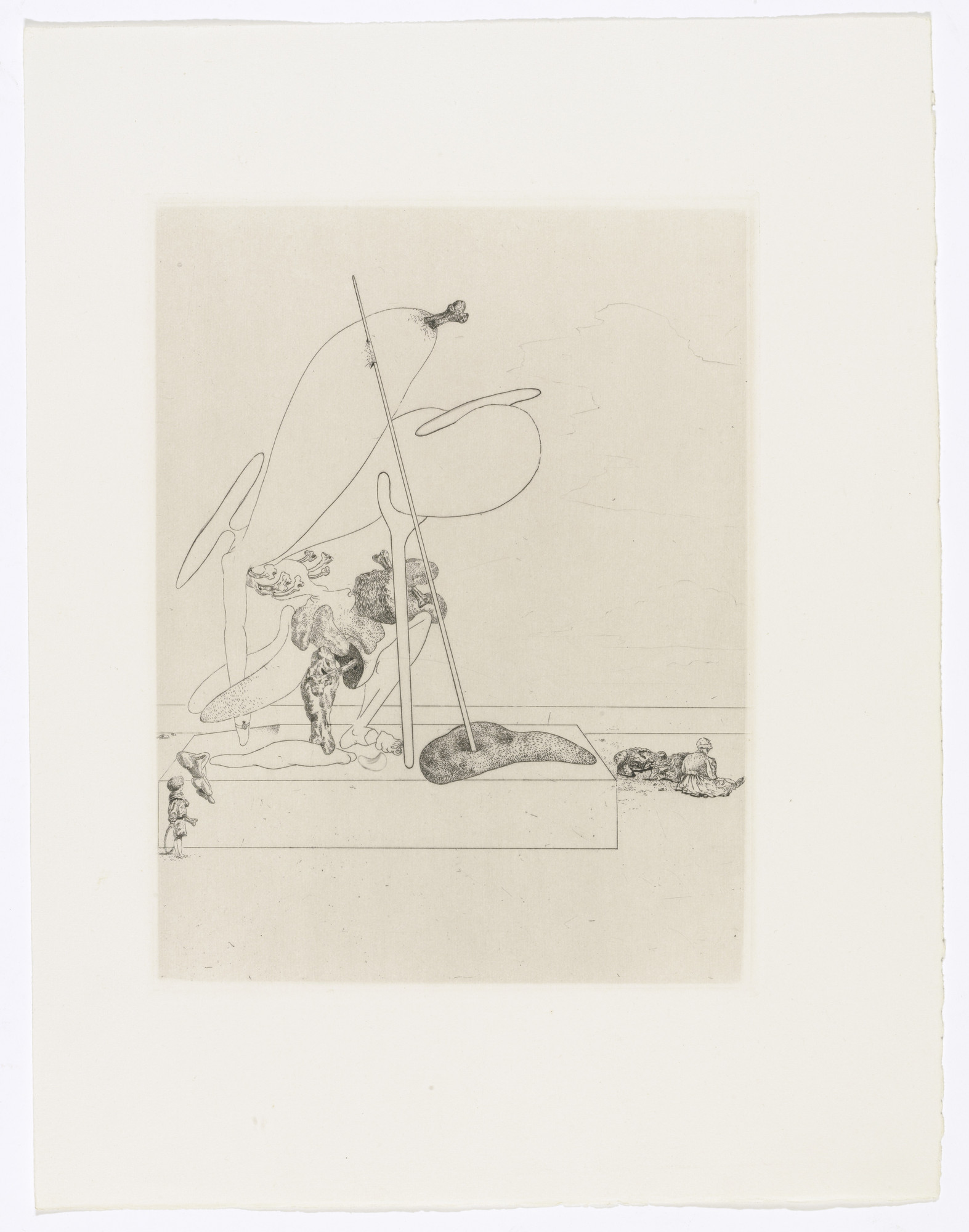 Salvador Dalí. Plate (facing page 70) from Les Chants de Maldoror (The Songs of Maldoror)