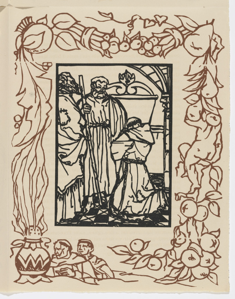 Plate (page 83) from Les Petites Fleurs de St. François (The Little Flowers of St. Francis)