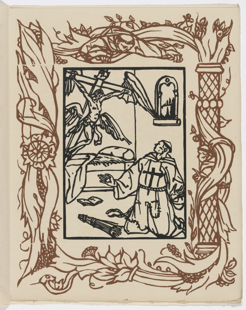 Plate (page 195) from Les Petites Fleurs de St. François (The Little Flowers of St. Francis)