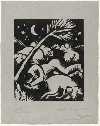 Sleeping Swineherd with Pigs
