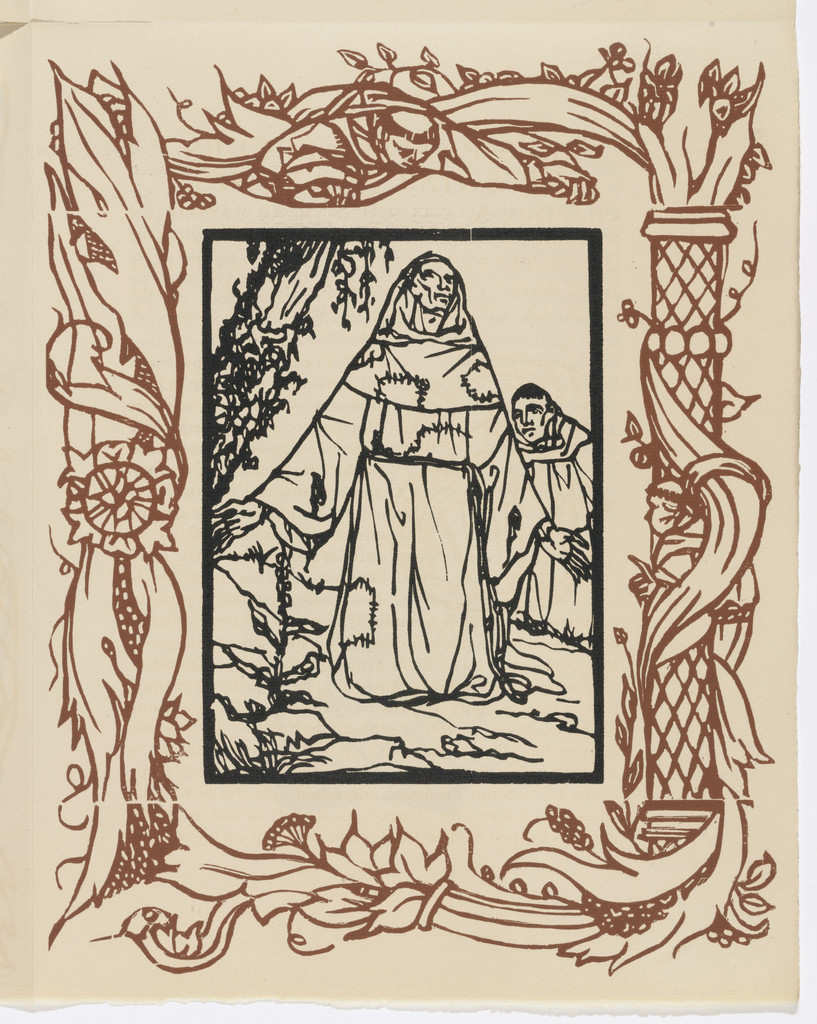 Plate (page 67) from Les Petites Fleurs de St. François (The Little Flowers of St. Francis)