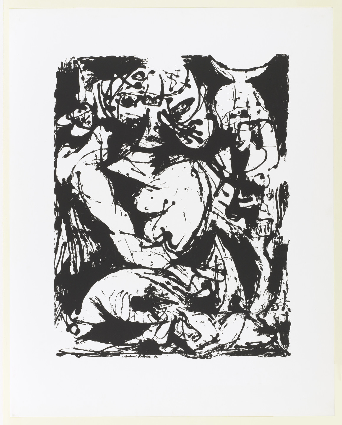 Jackson Pollock. Untitled from an untitled portfolio. 1951