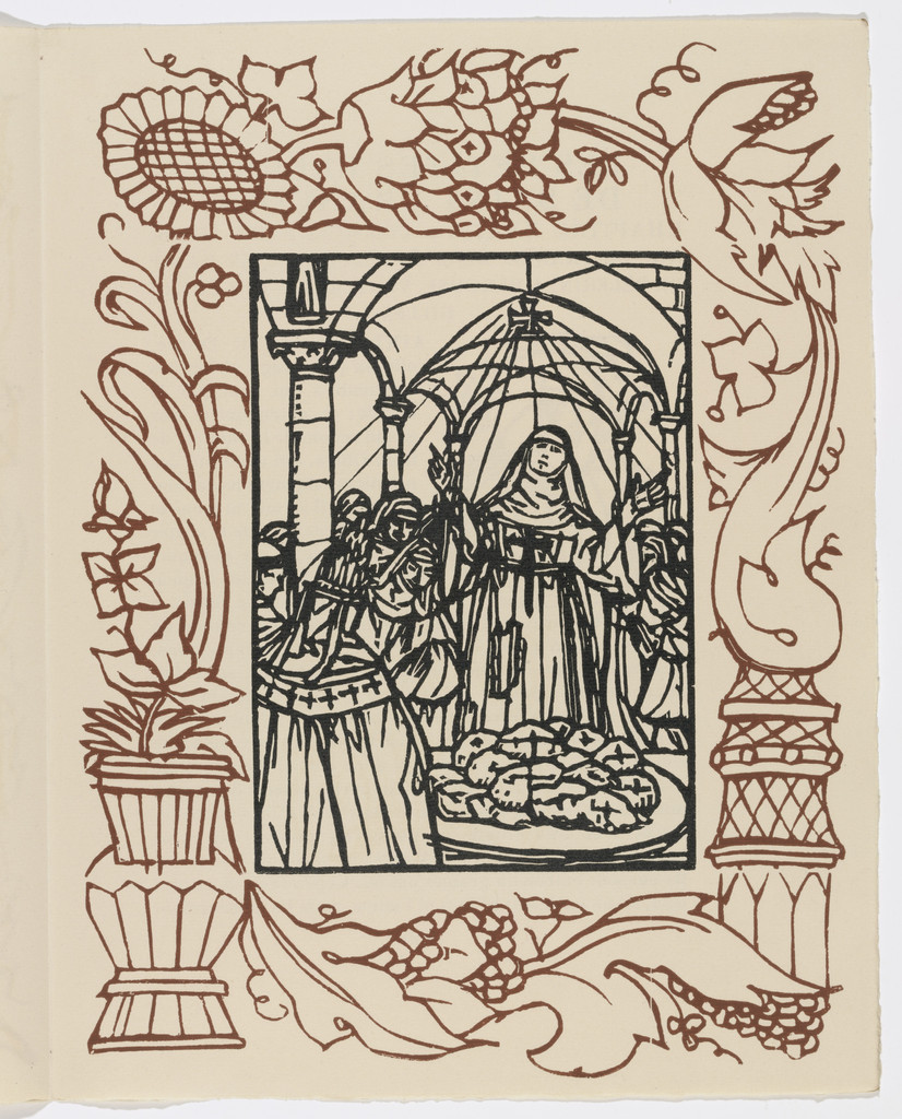 Plate (page 199) from Les Petites Fleurs de St. François (The Little Flowers of St. Francis)