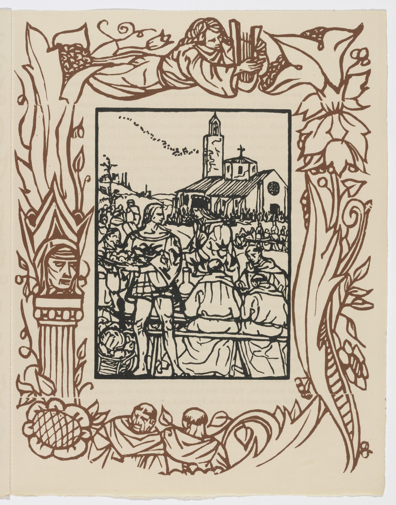 Plate (page 111) from Les Petites Fleurs de St. François (The Little Flowers of St. Francis)