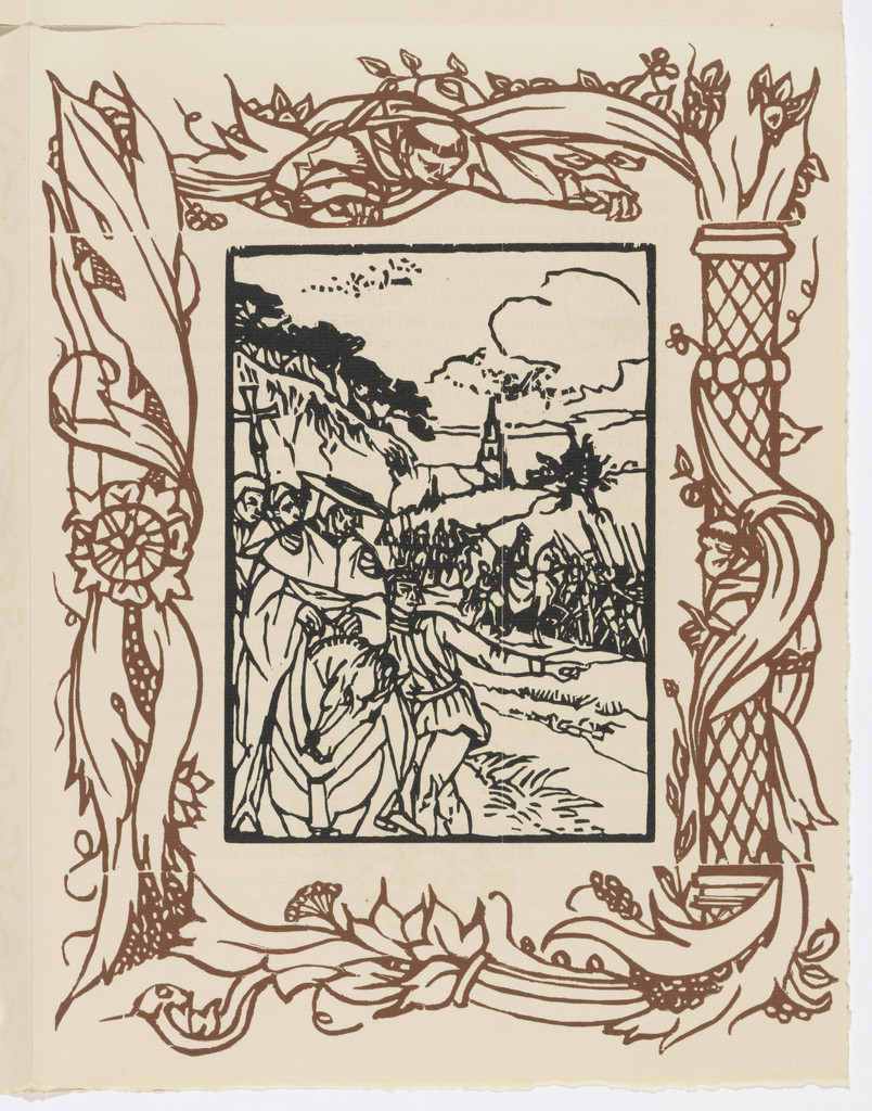 Plate (page 107) from Les Petites Fleurs de St. François (The Little Flowers of St. Francis)
