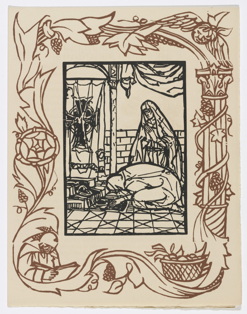 Plate (page 89) from Les Petites Fleurs de St. François (The Little Flowers of St. Francis)