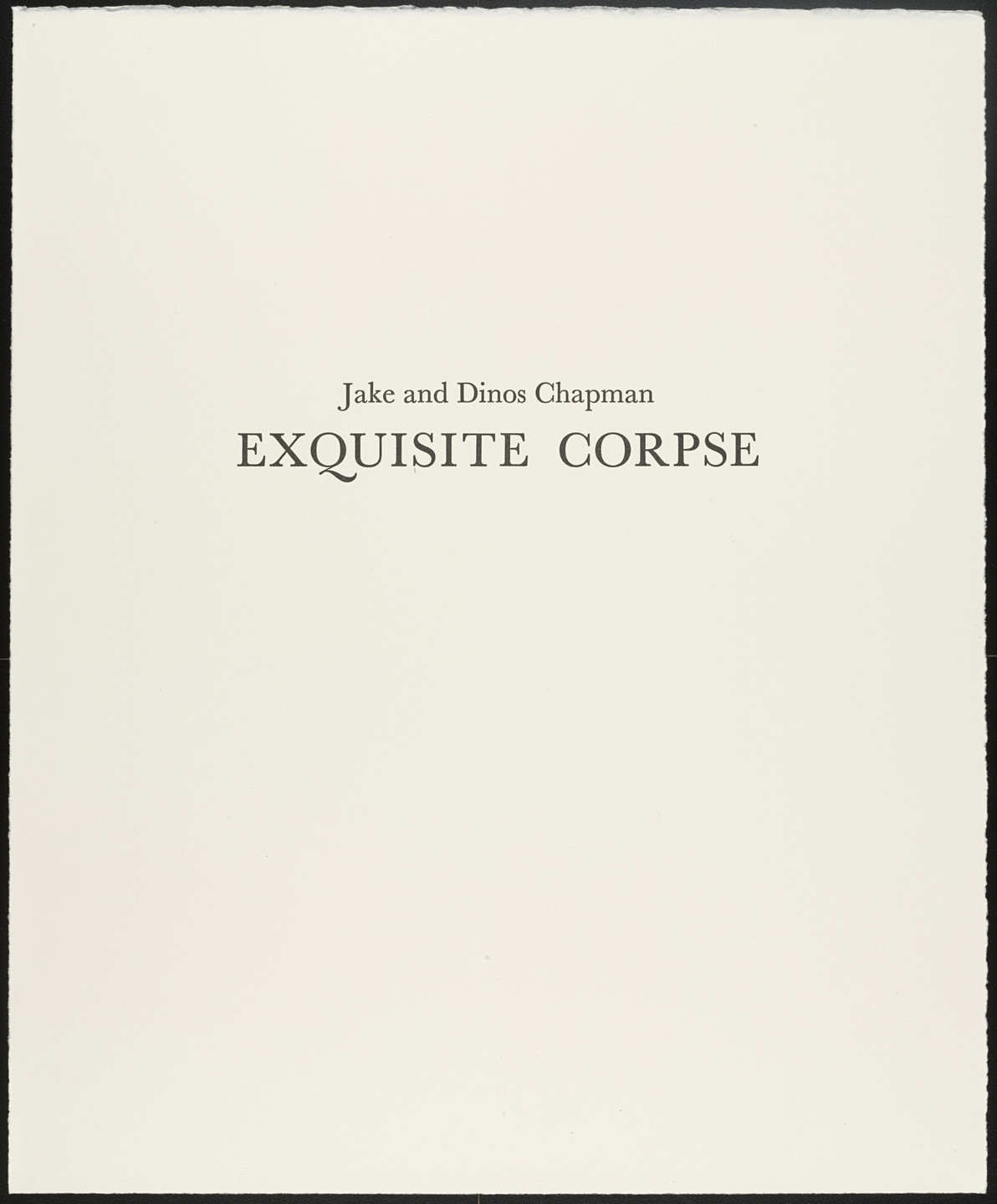 Jake Chapman, Dinos Chapman. Exquisite Corpse. 2000
