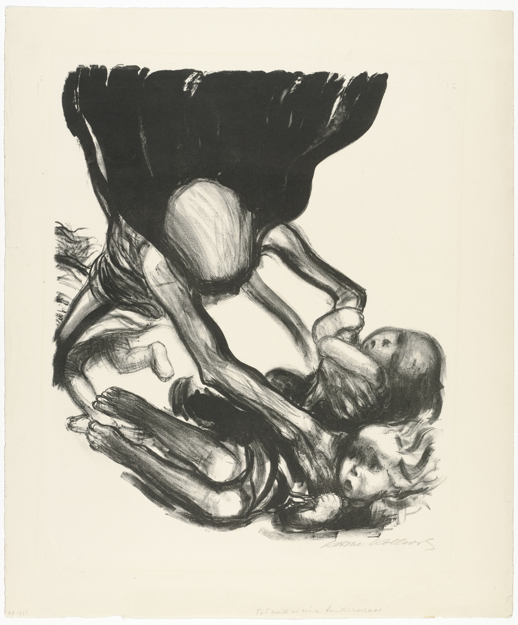 エルテ　ハートⅠ 美術　アート　206/300 ハート・アンド・ゼファー Käthe Kollwitz. Death Seizes the Children (Tod greift in