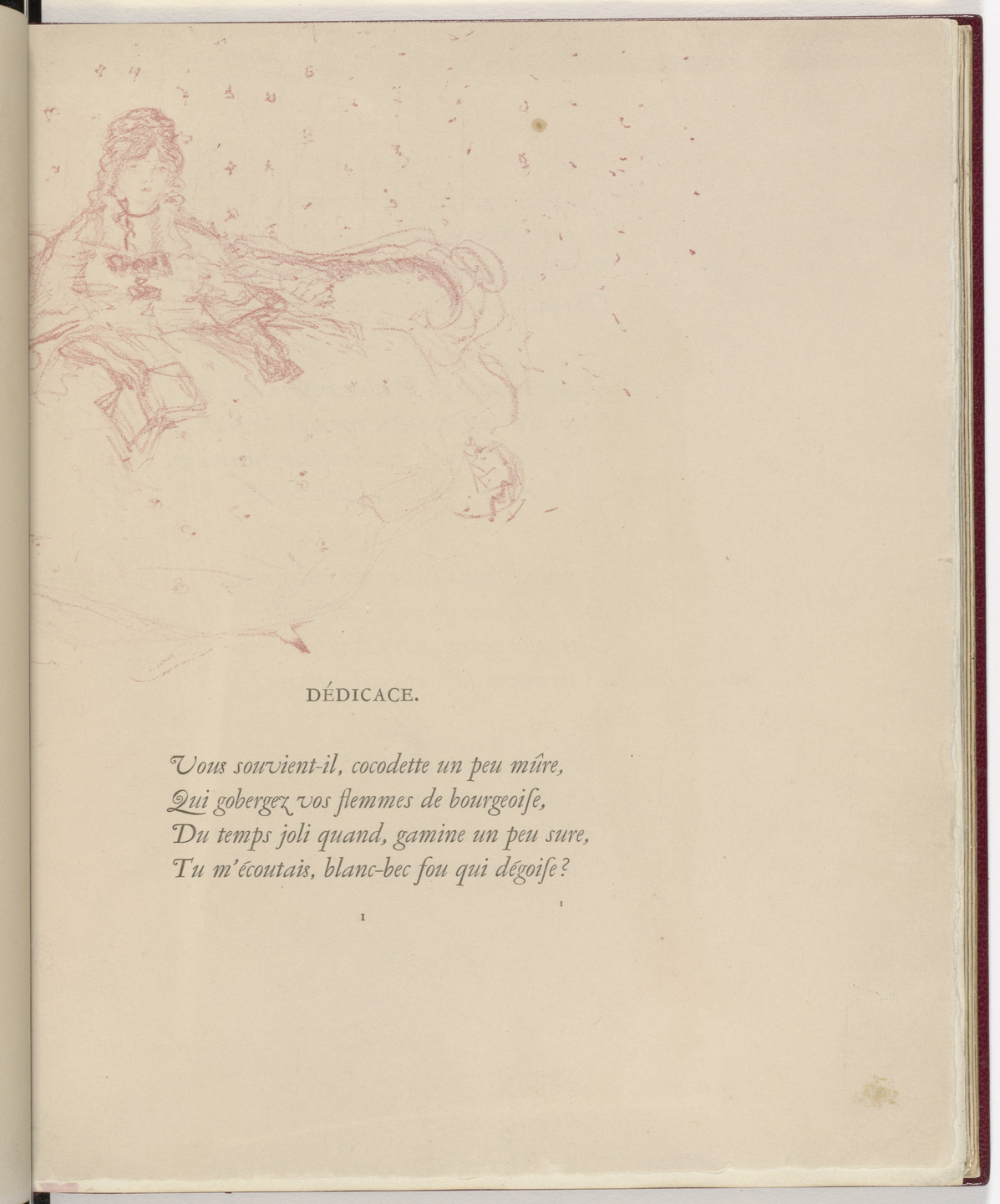 Pierre Bonnard. Headpiece (page 1) from Parallèlement (In Parallel). 1900