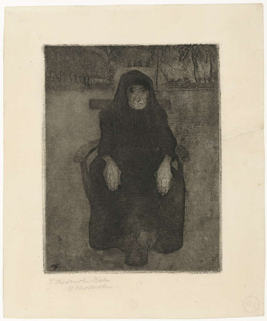 Seated Old Woman (Sitzende Alte)