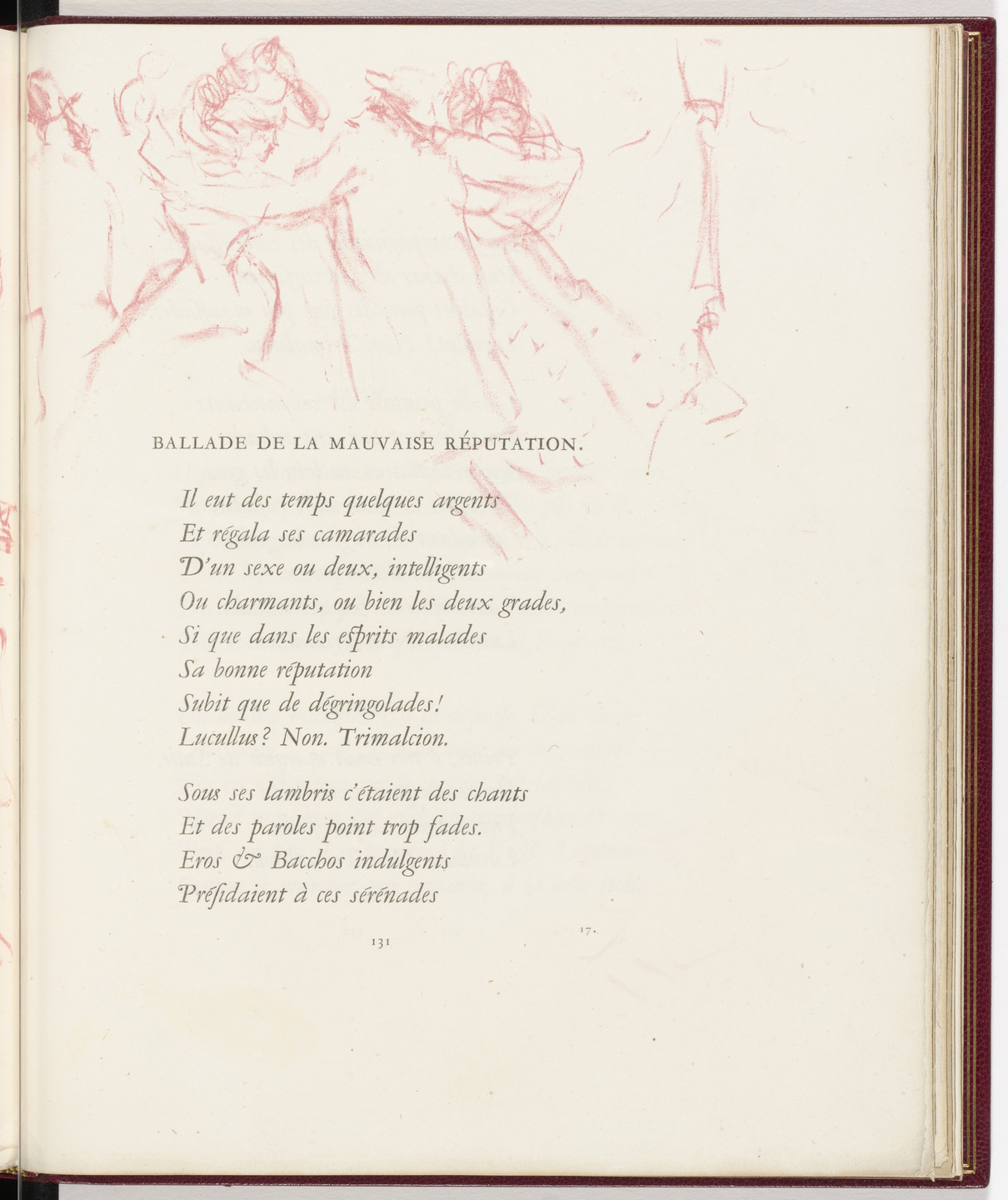 Pierre Bonnard. In-text plate (page 131) from Parallèlement (In Parallel). 1900