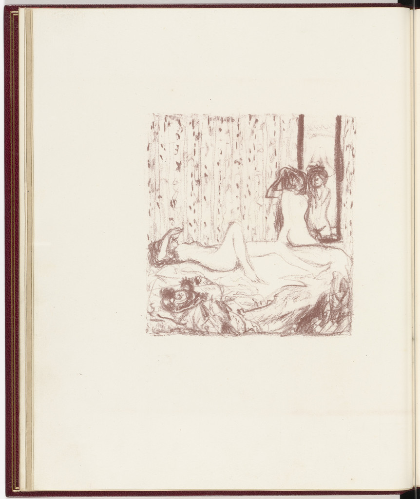 Frontispiece (folio 3 verso) from Parallèlement (In Parallel)