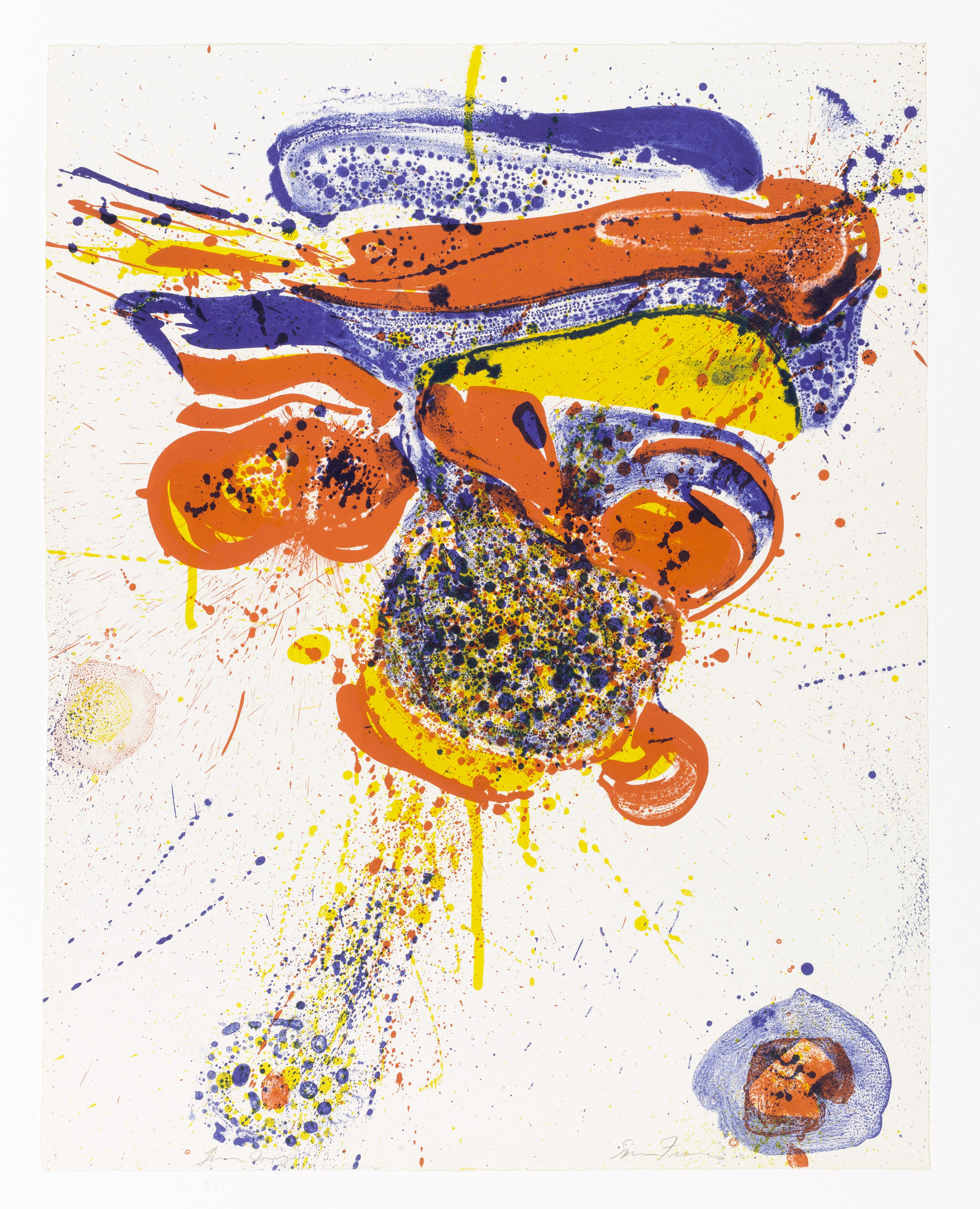 Sam Francis. Flying Love