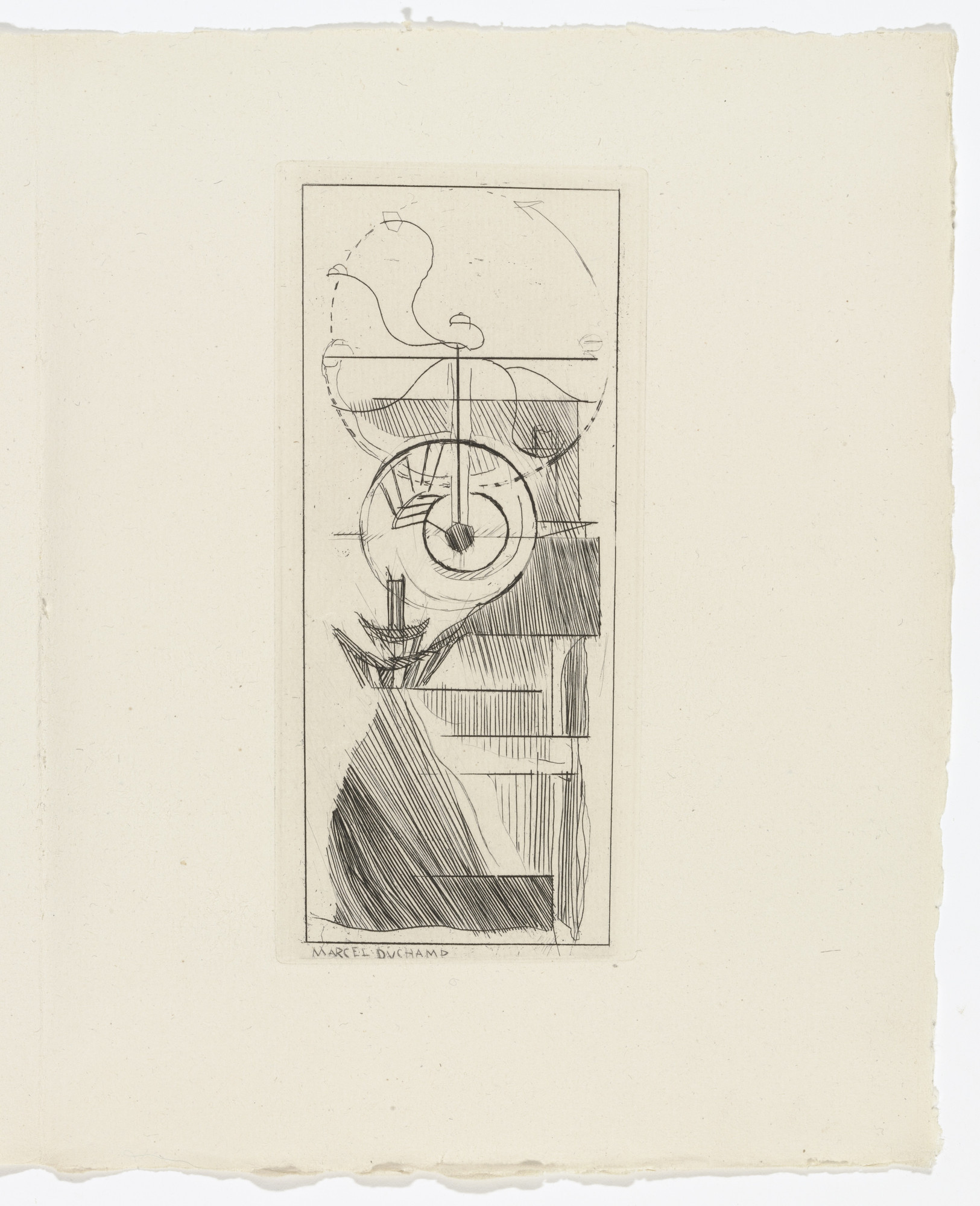 Marcel Duchamp. Coffee Mill (page 85) from Du Cubisme (On Cubism)