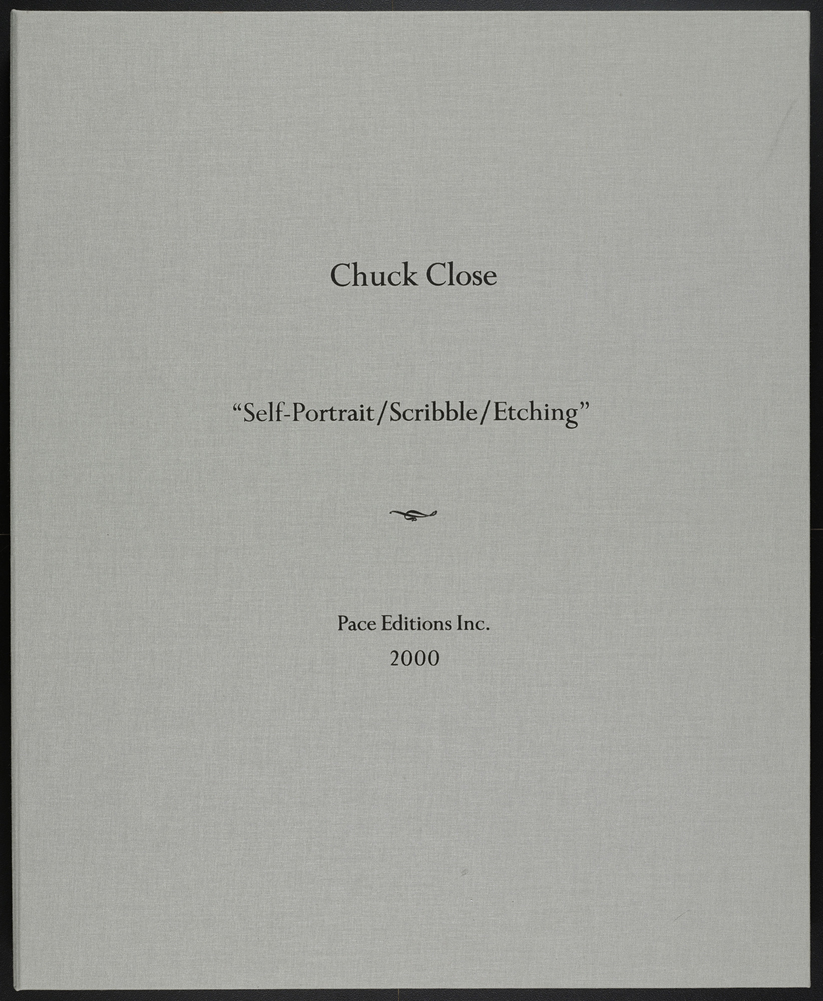 Chuck Close. Self-Portrait/Scribble/Etching Box Set