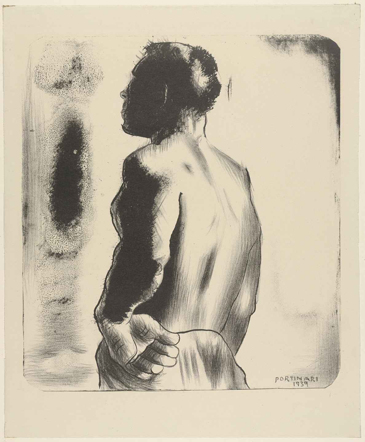 Candido Portinari. Male Torso (Torso masculino). 1939