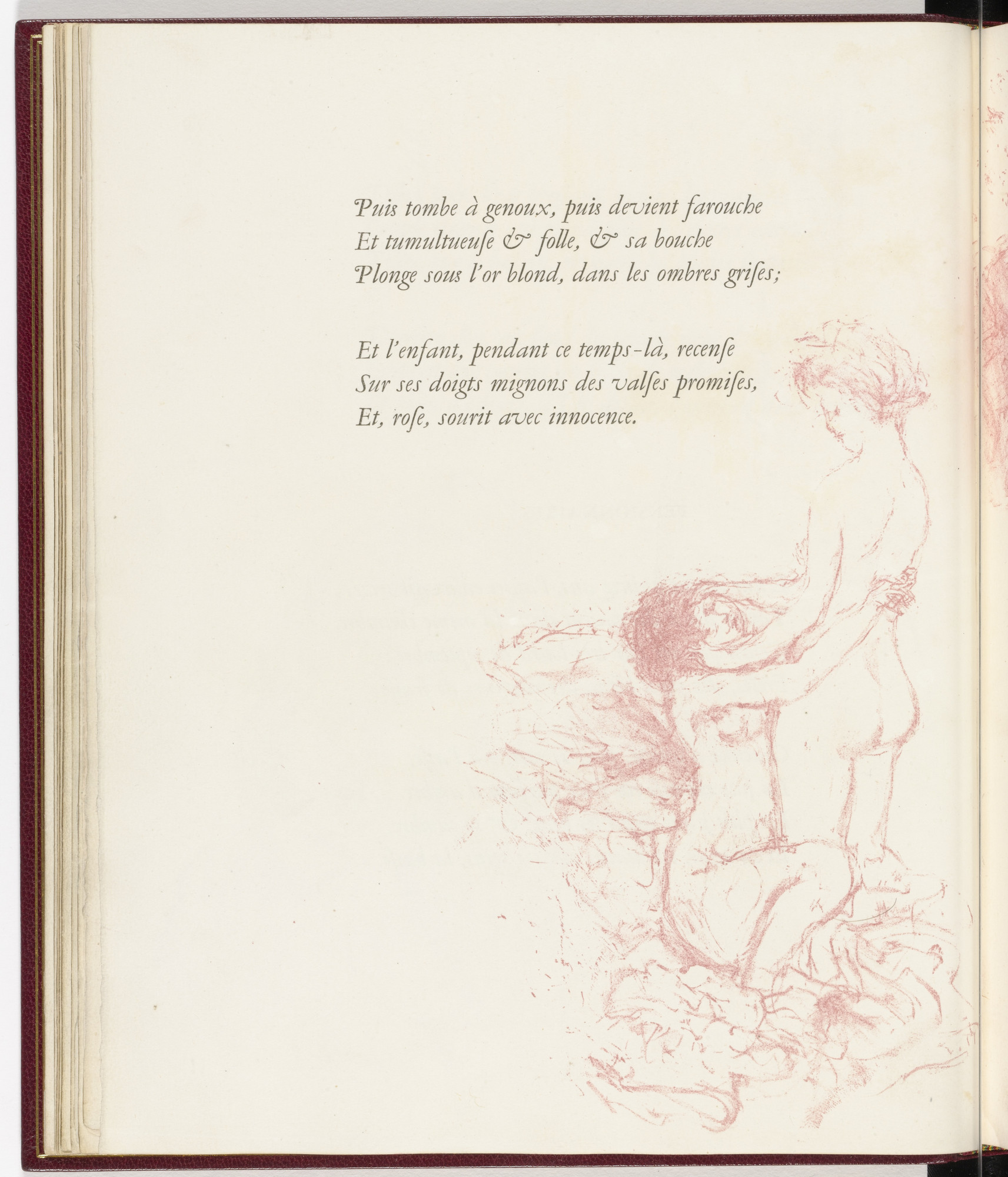 Pierre Bonnard. In-text plate (page 12) from Parallèlement (In Parallel)