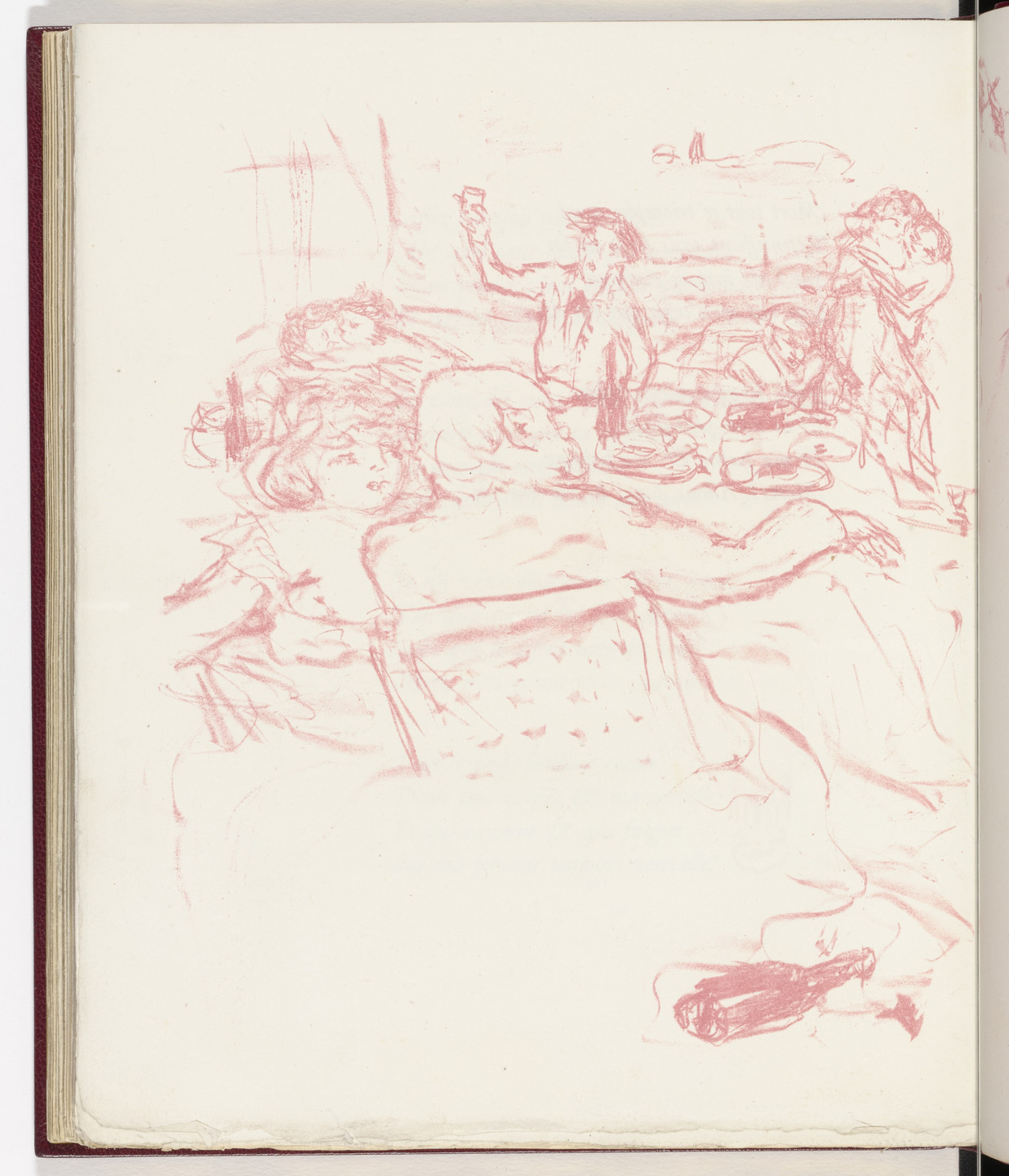 Pierre Bonnard. Plate (page 130) from Parallèlement (In Parallel). 1900