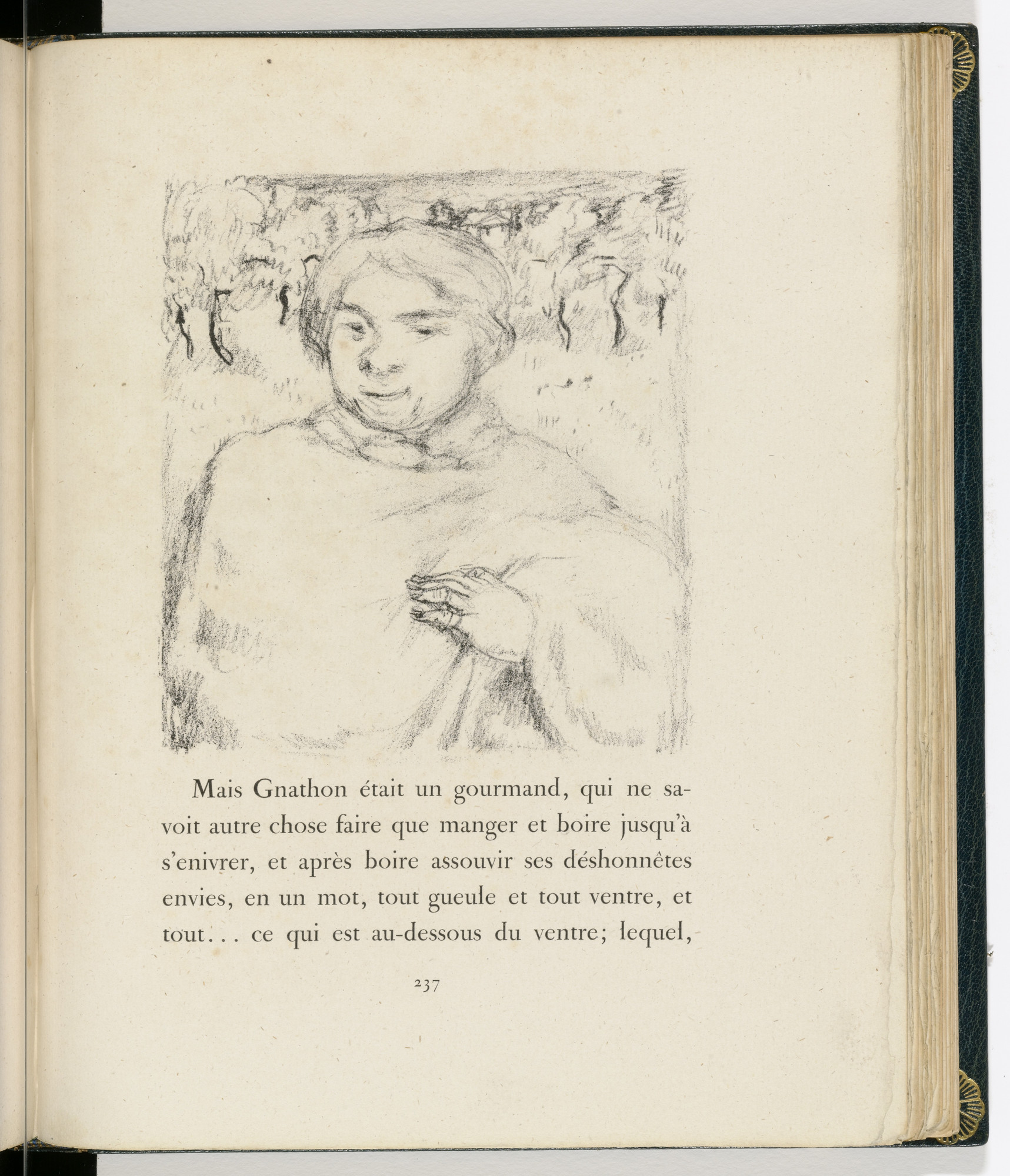 Pierre Bonnard. In-text plate (page 237) from Daphnis et Chloé