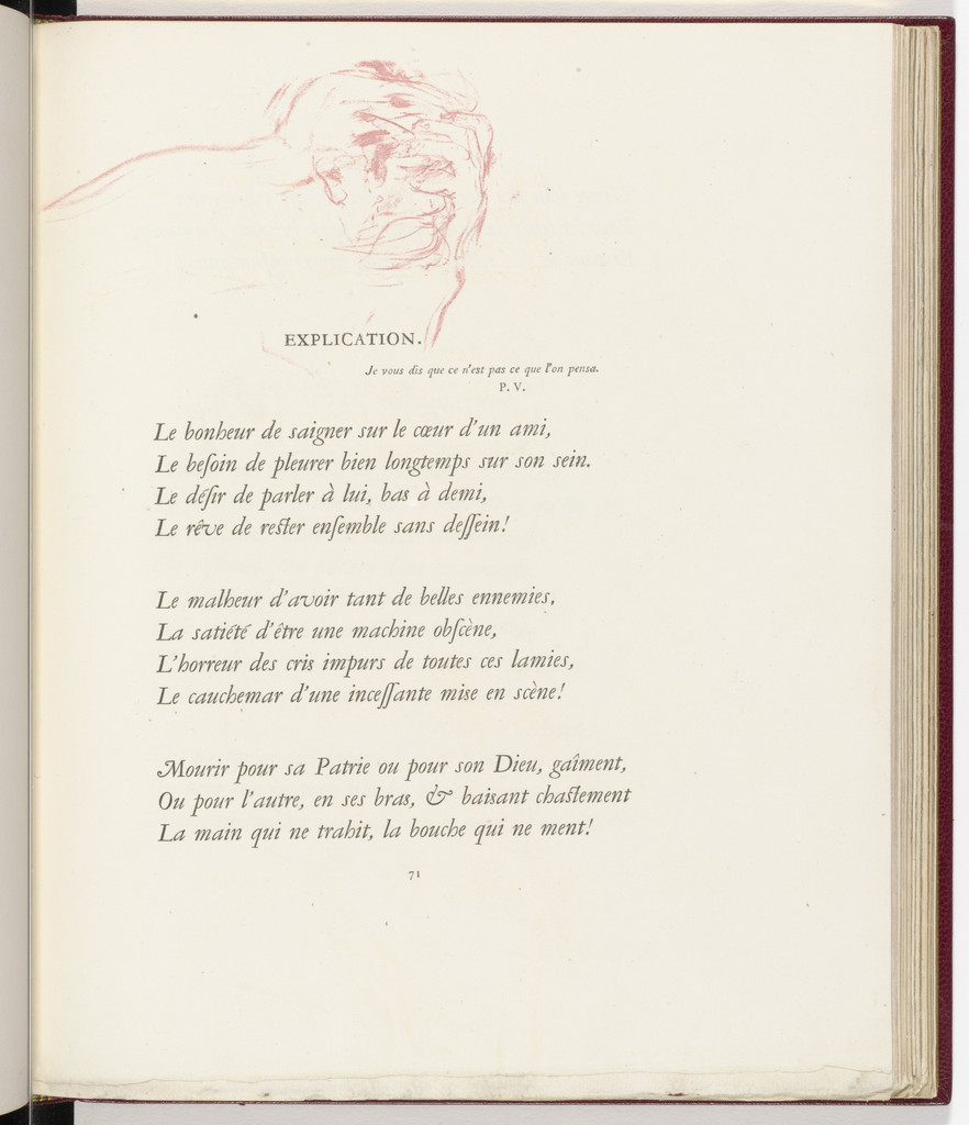 In-text plate (page 71) from Parallèlement (In Parallel)