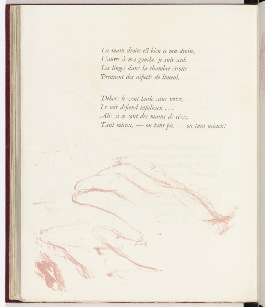 In-text plate (page 110) from Parallèlement (In Parallel)