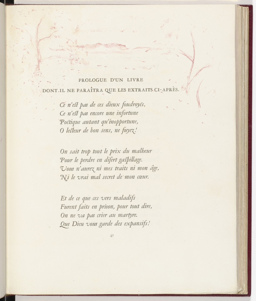 In-text plate (page 47) from Parallèlement (In Parallel)