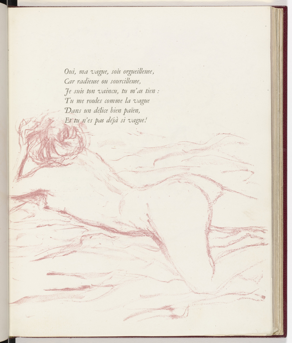 Pierre Bonnard. In-text plate (pages 36 and 37) from Parallèlement (In Parallel). 1900