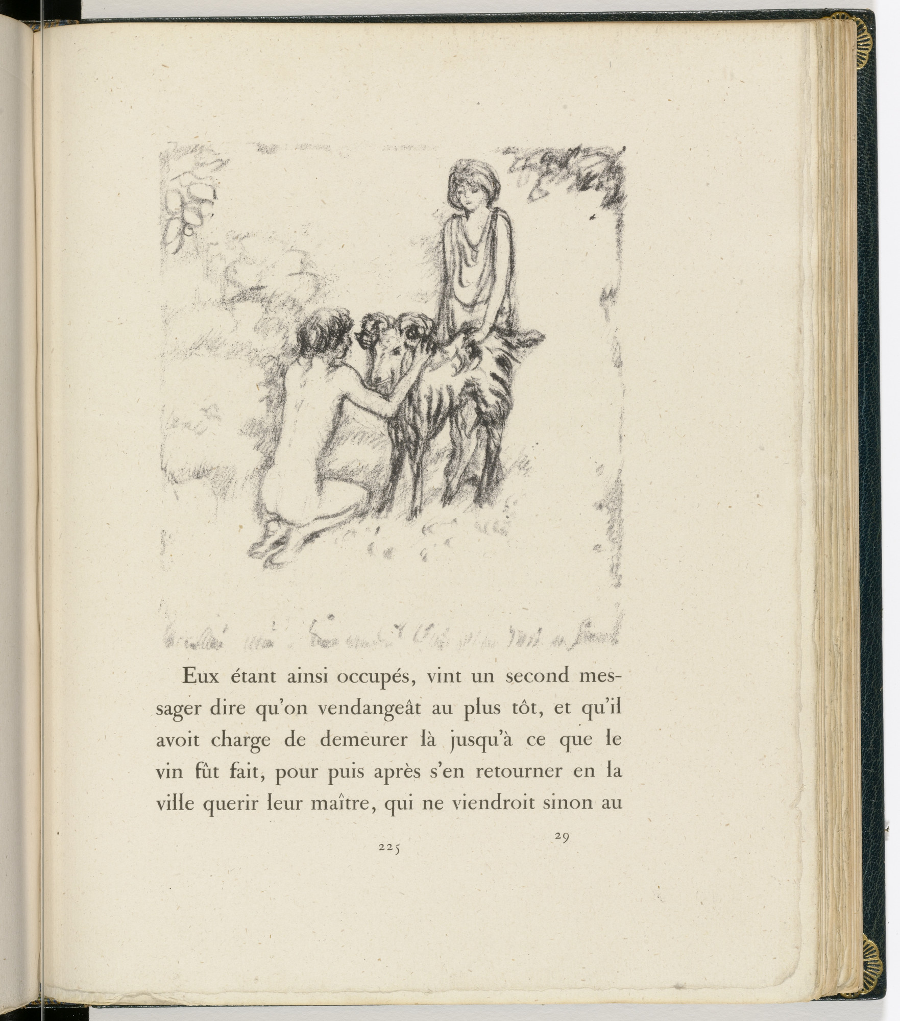 Pierre Bonnard. In-text plate (page 225) from Daphnis et Chloé
