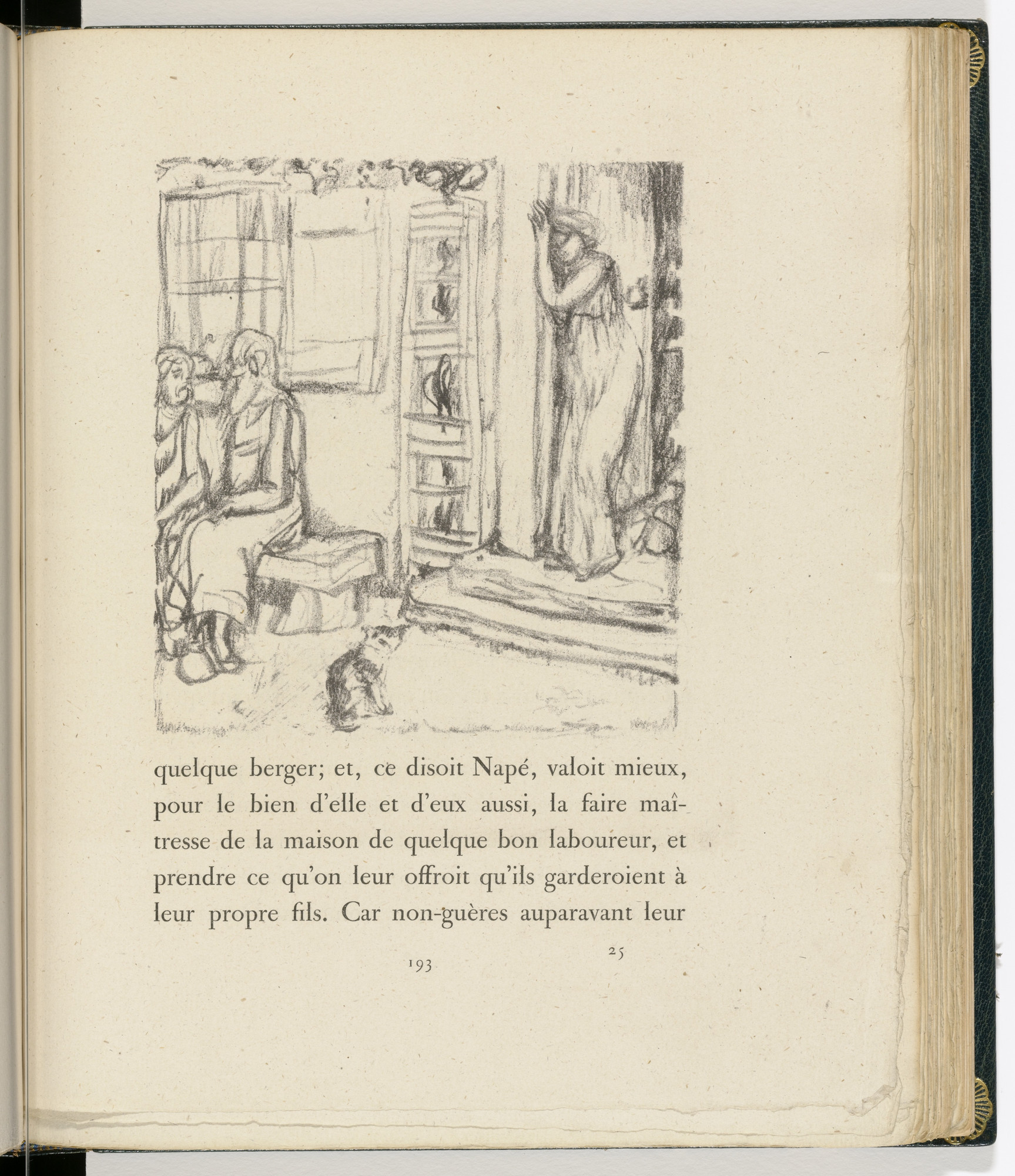 Pierre Bonnard. In-text plate (page 193) from Daphnis et Chloé