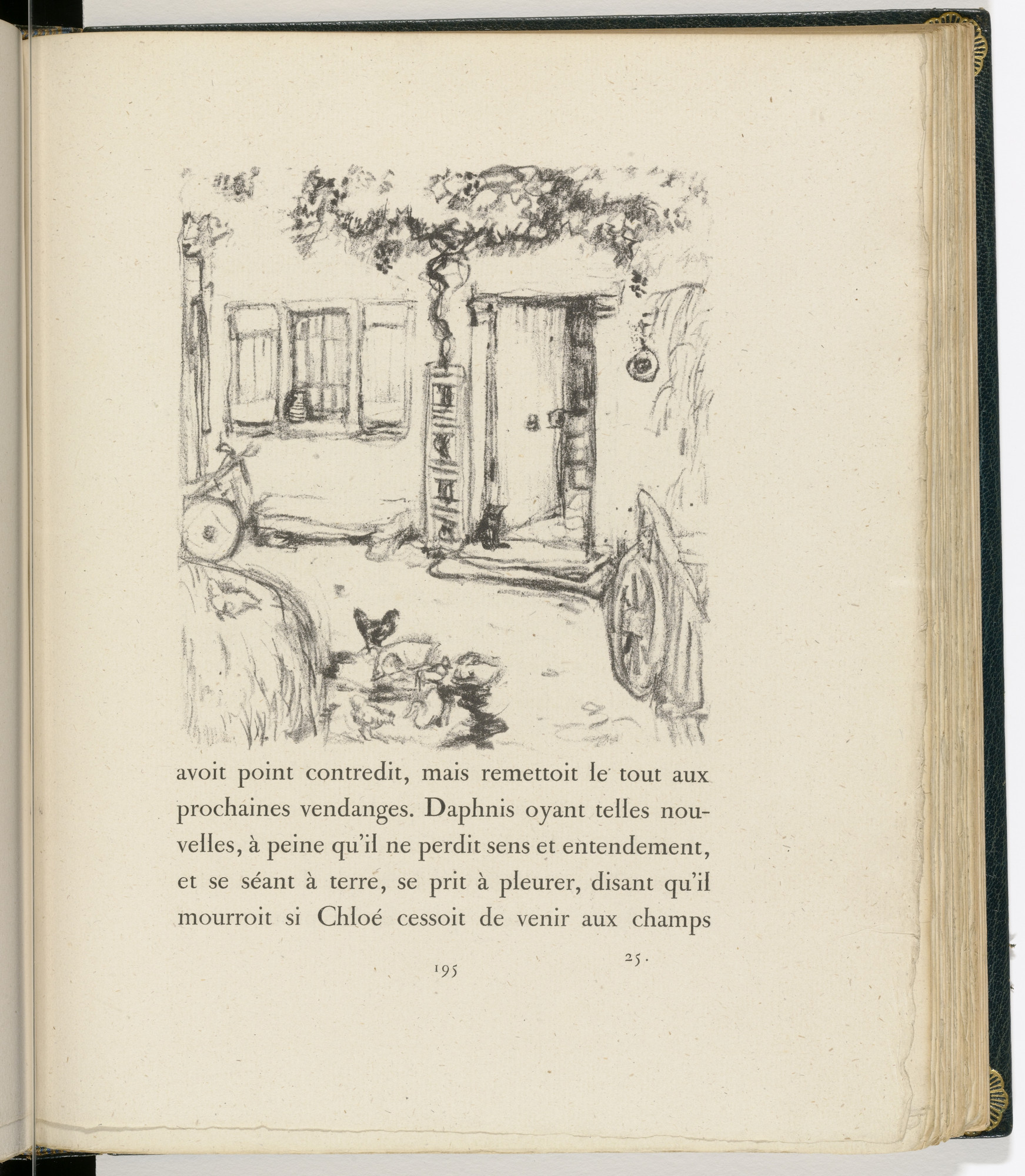 Pierre Bonnard. In-text plate (page 195) from Daphnis et Chloé