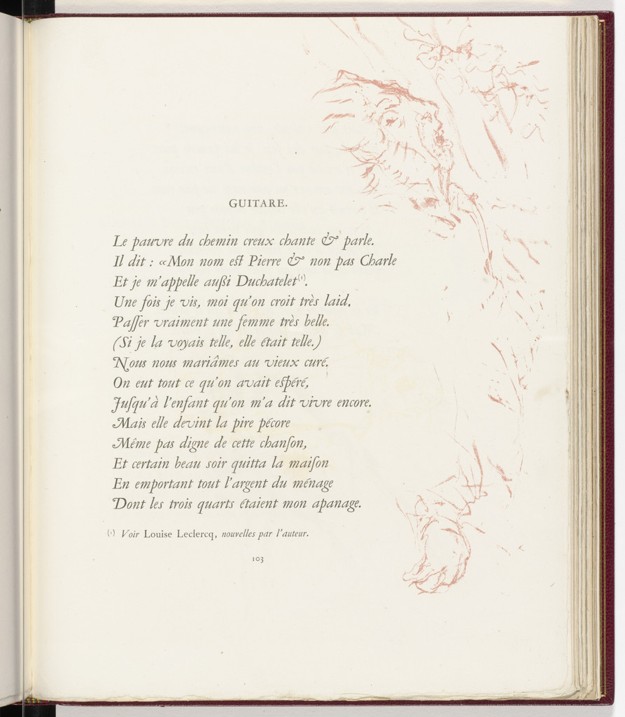 In-text plate (page 103) from Parallèlement (In Parallel)