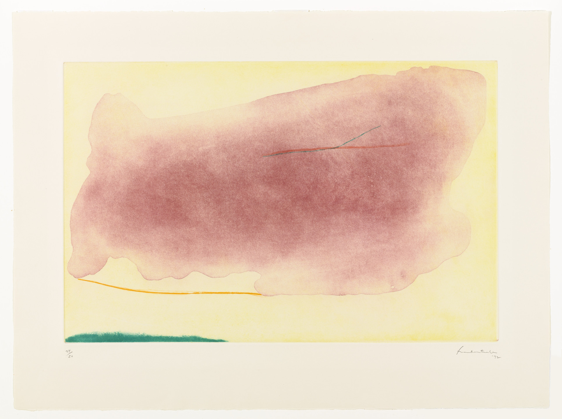 Helen Frankenthaler. Nepenthe. 1972