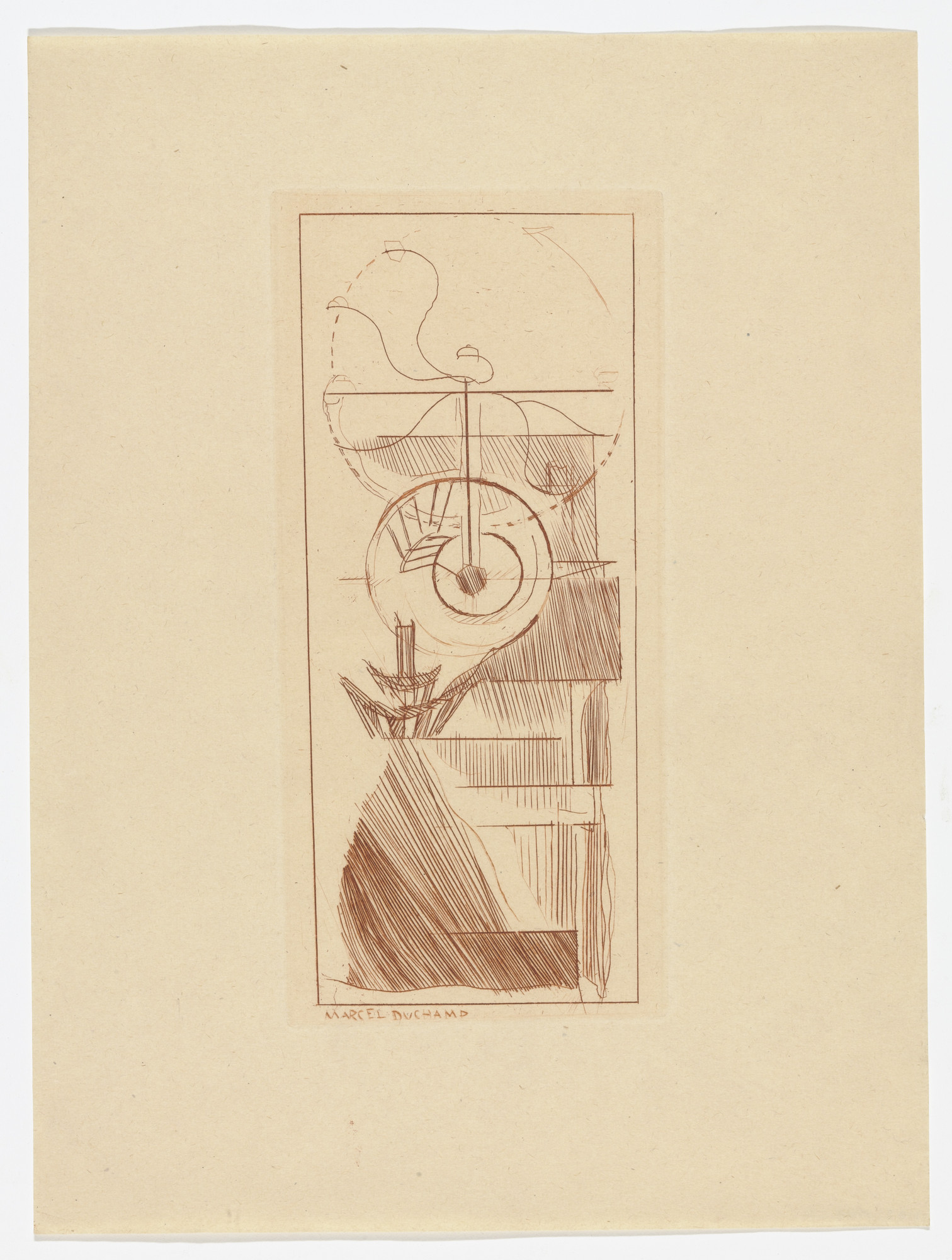 Marcel Duchamp. Variant of Coffee Mill from Du Cubisme (On Cubism)