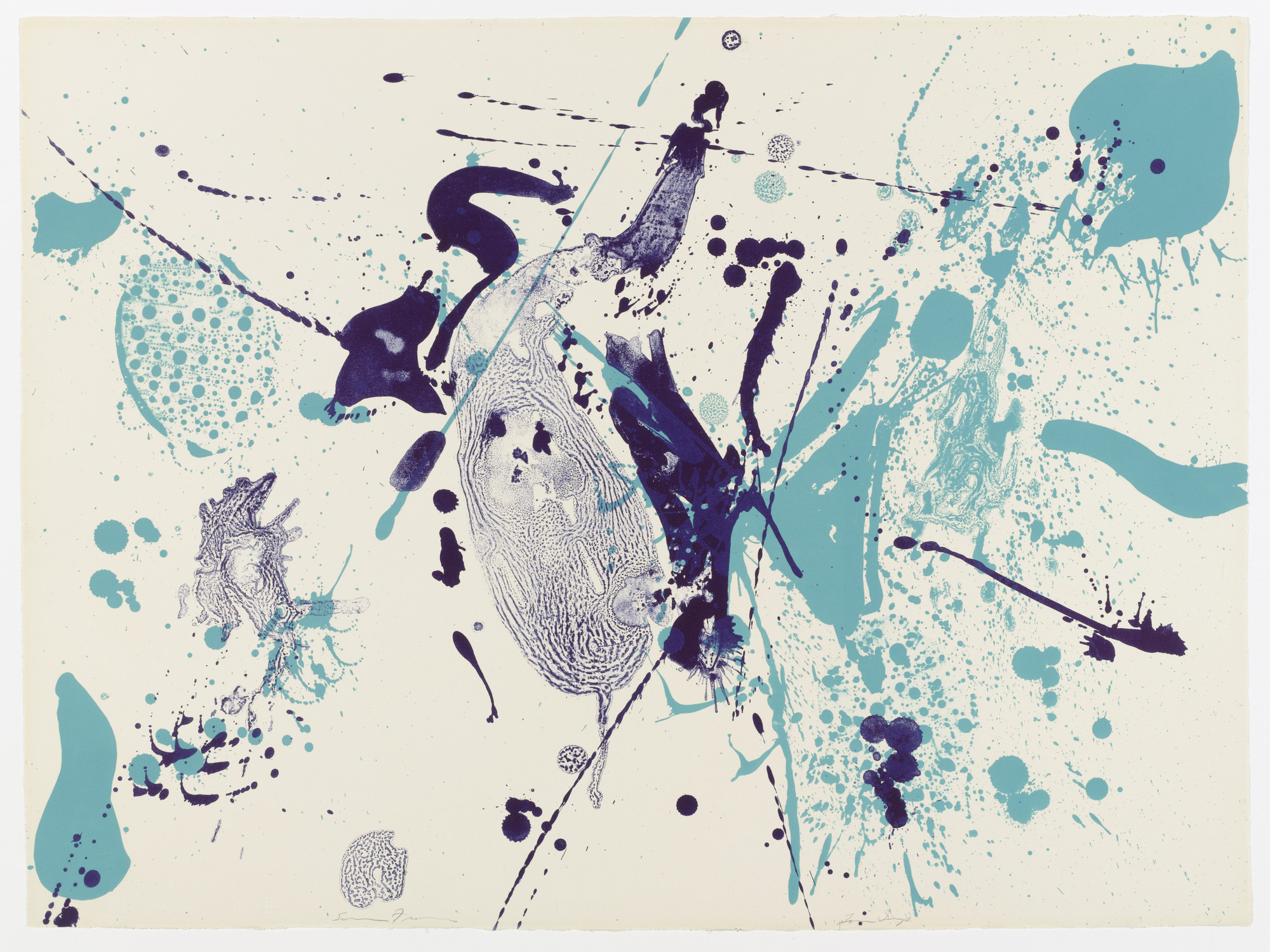Sam Francis. Blue-Violet