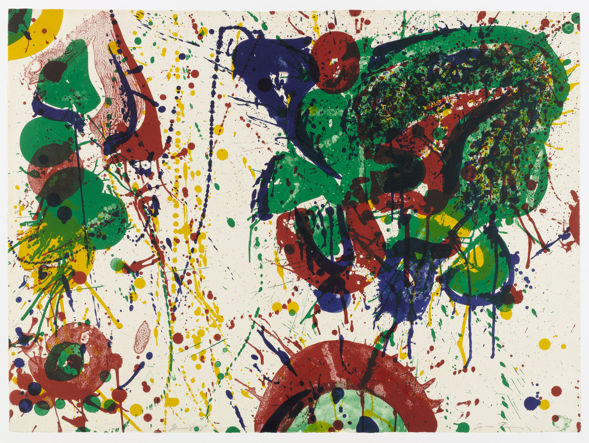 Sam Francis. For Miró II