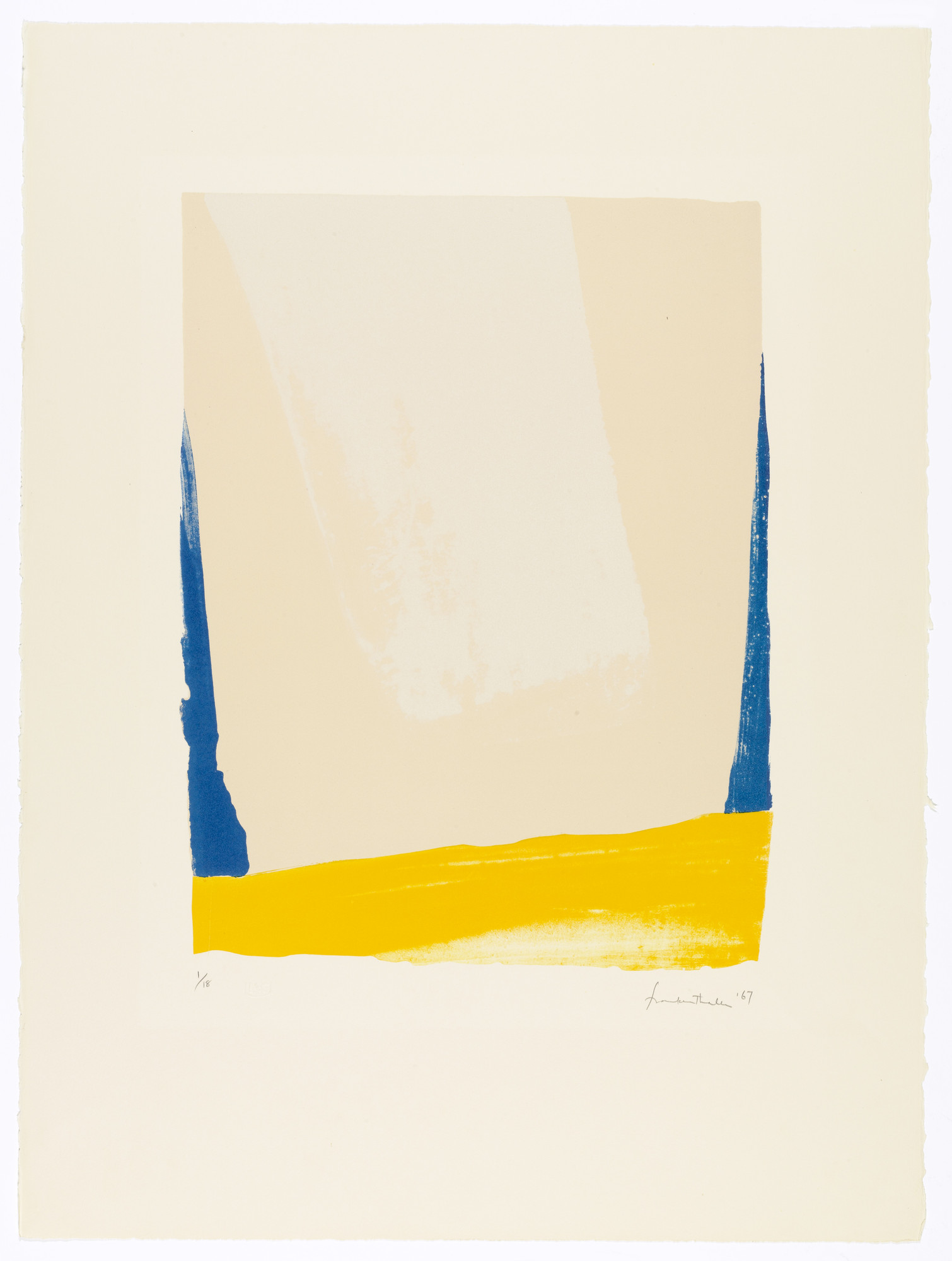 Helen Frankenthaler. White Portal