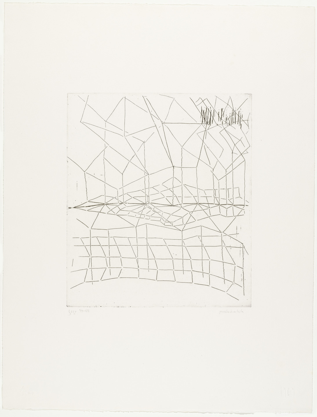 Gego (Gertrud Goldschmidt). Reticulárea. 1973, printed 1988