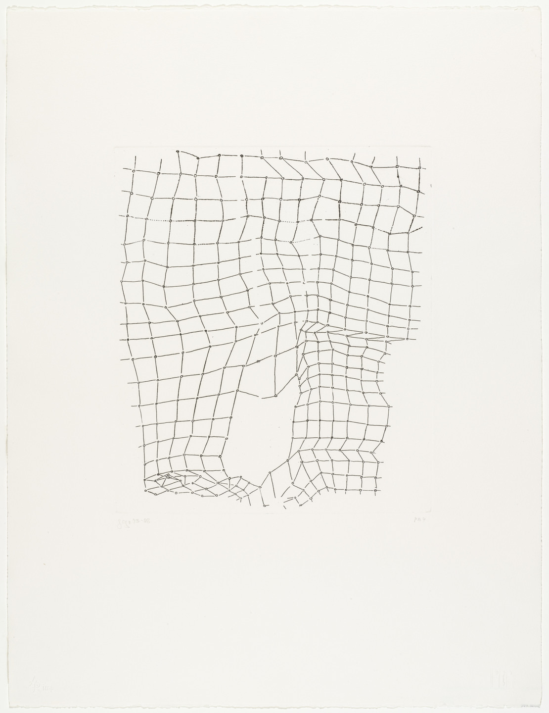 Gego (Gertrud Goldschmidt). Reticulárea. 1973, printed 1988