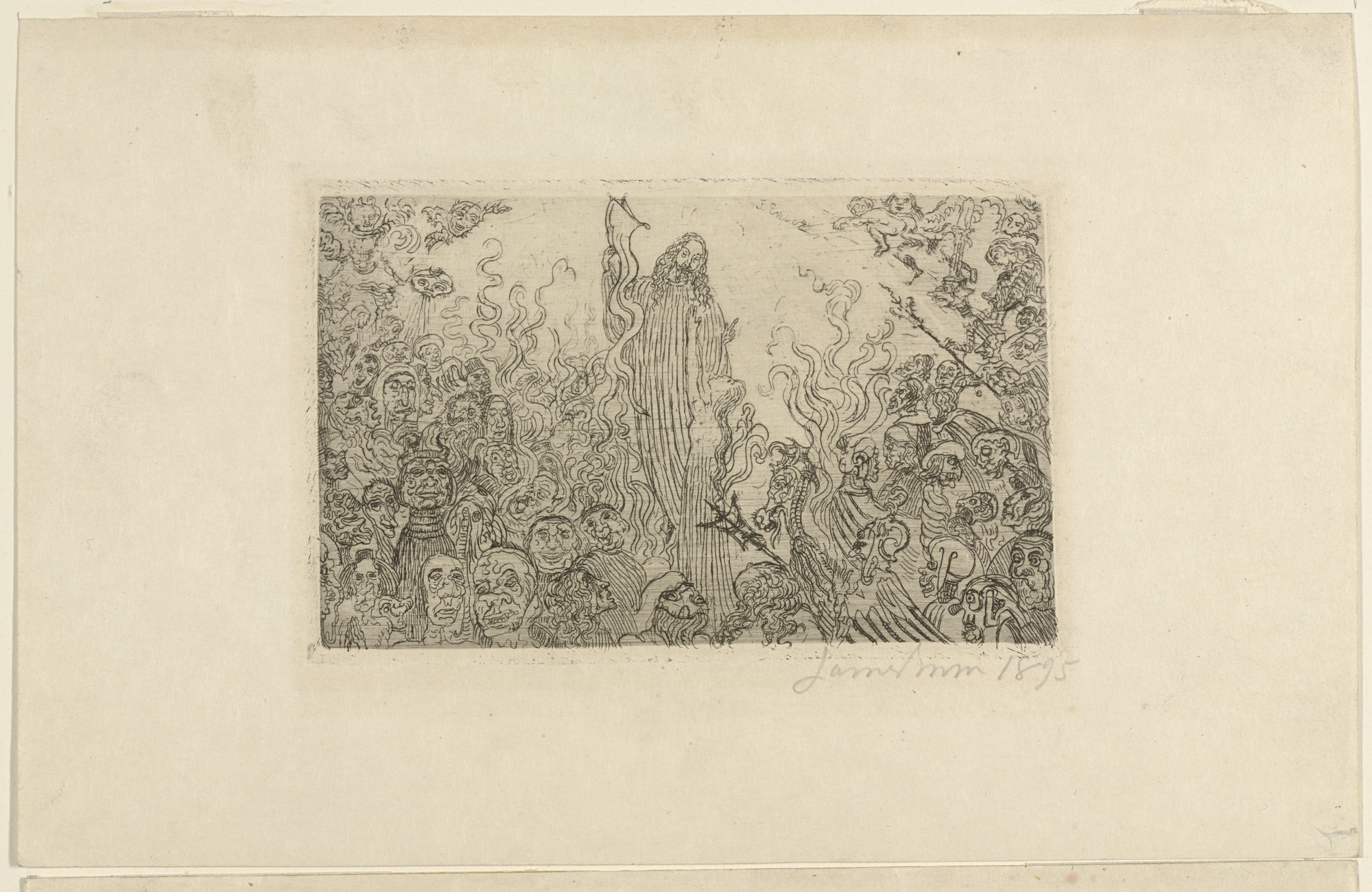James Ensor. Christ Descending to Hell