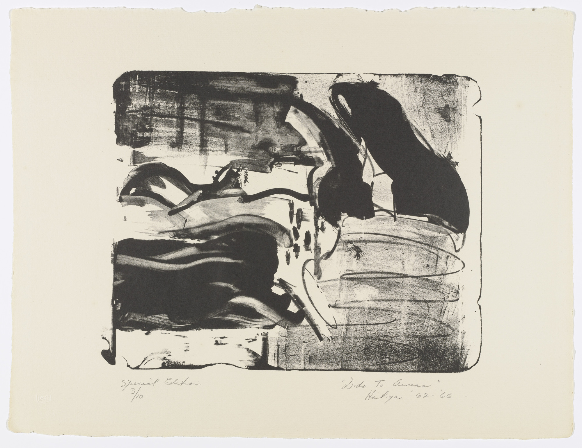 Grace Hartigan. Dido to Aeneas from The Archaics