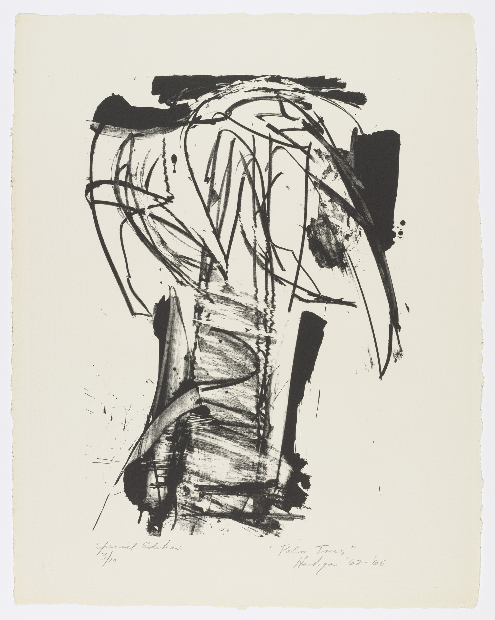 Grace Hartigan. Palm Trees from The Archaics
